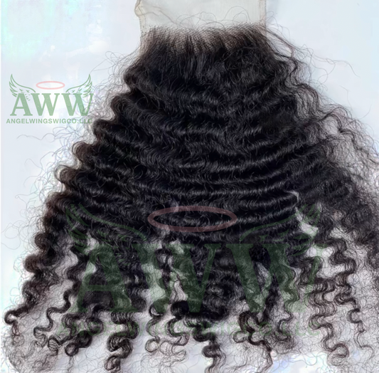 Raw HD Burmese Cute Curly Lace Closures