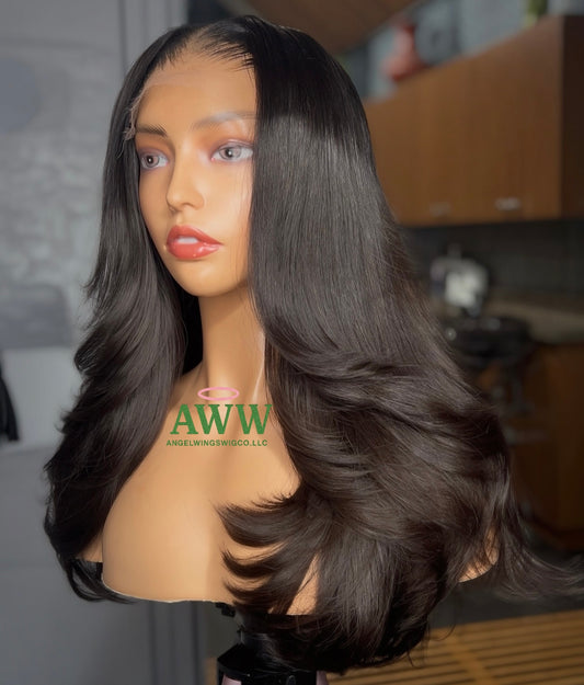 Raw Vietnamese Straight Hd Closure Wig